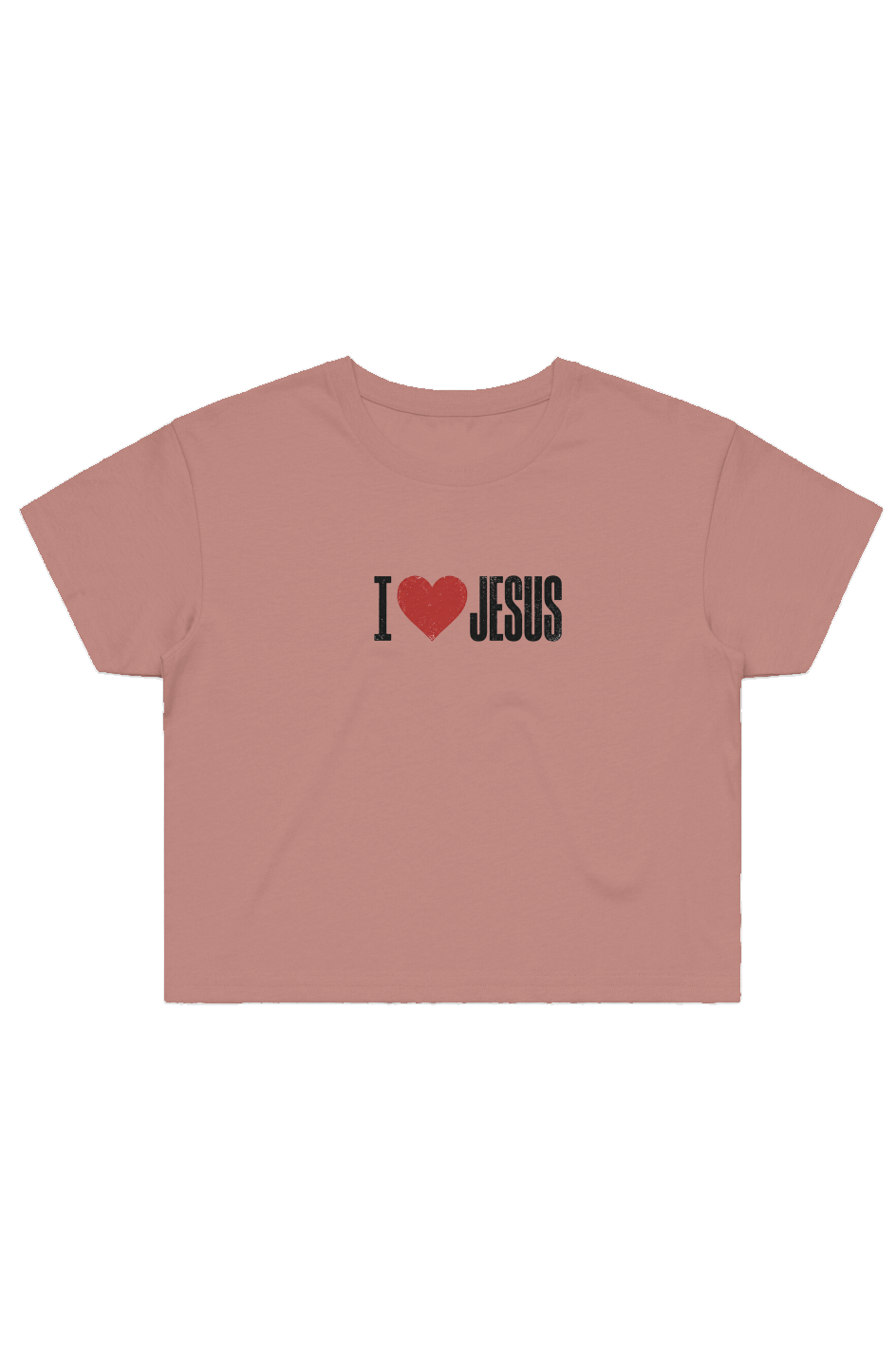 I Love Jesus Crop Top