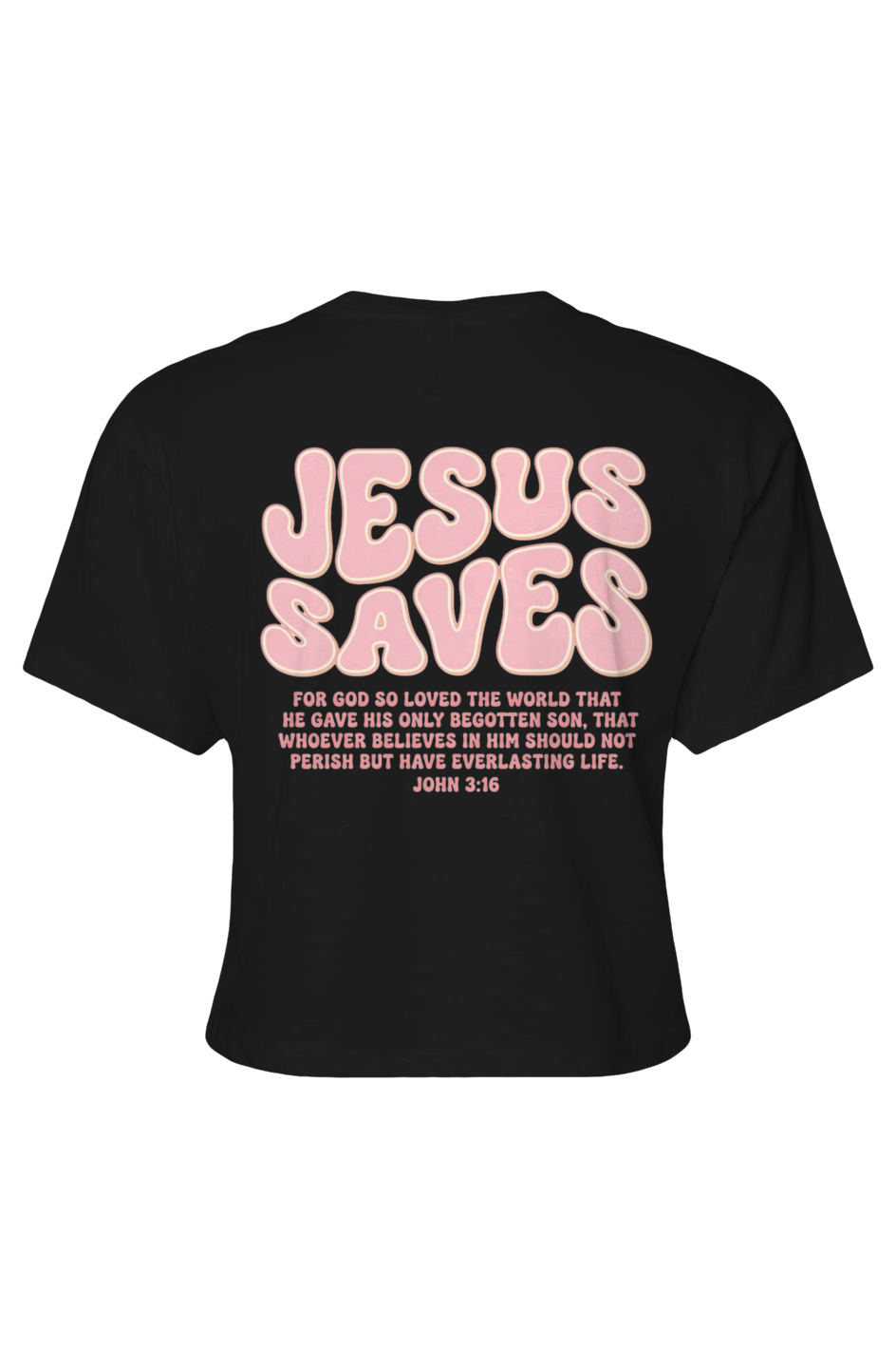 Jesu Saves Crop Top