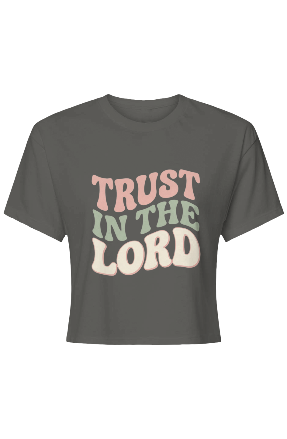 Trust In the Lord Crop Top